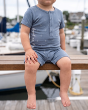 Stay Salty / Anchor & Sea Short Sleeve Romper