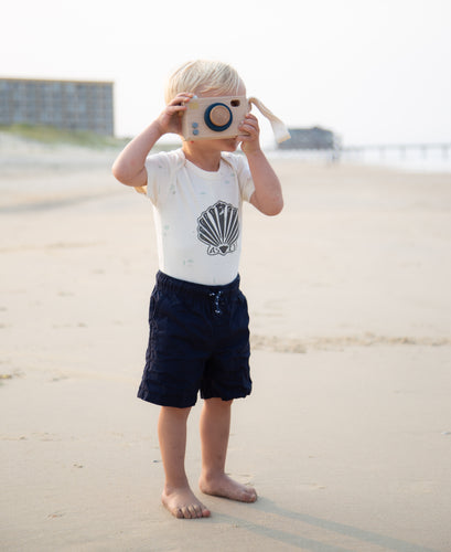 Scallop | Organic Beach Bodysuit