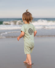 Scallop | Organic Dotted Romper