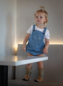 LAIG Organic Cotton Chambray Overalls